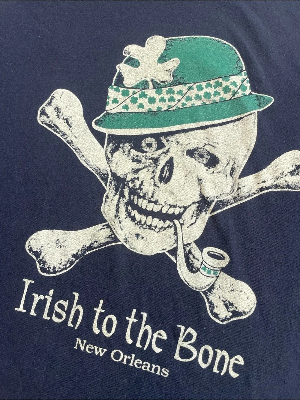 Fruit of the Loom Irish to the Bone Graphic Tee Size Large